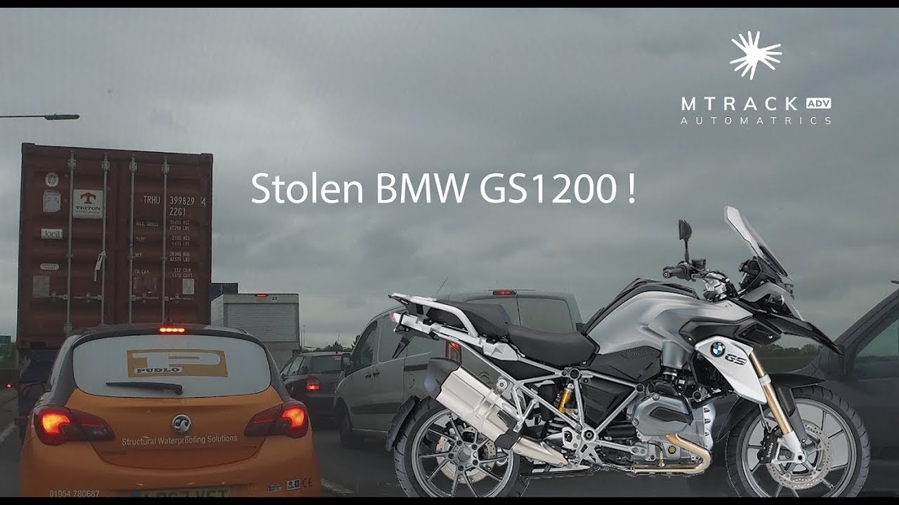 Stolen BMW GS1200 Automatrics MTrack theft recovery operation