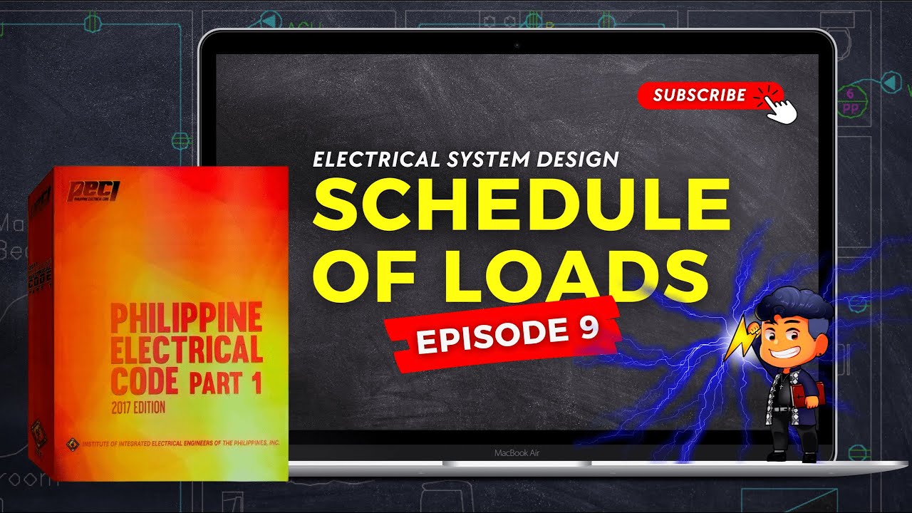 Electrical System Design E9 - Paggawa ng Schedule of Loads (tagalog)