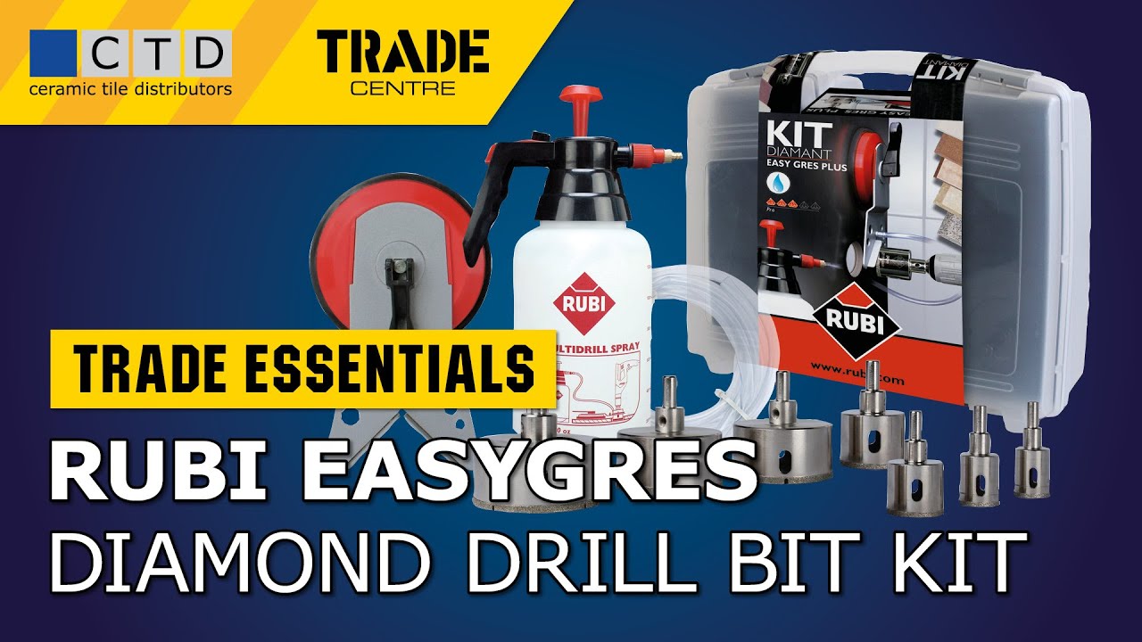 Rubi Easygres Diamond Tile Drill Bit Kit