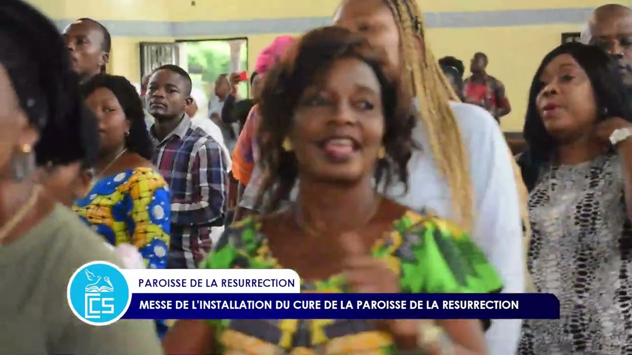 Messe d'installation du curé de la paroisse de la Résurrection par le Père Toussaint.(curé doyen)