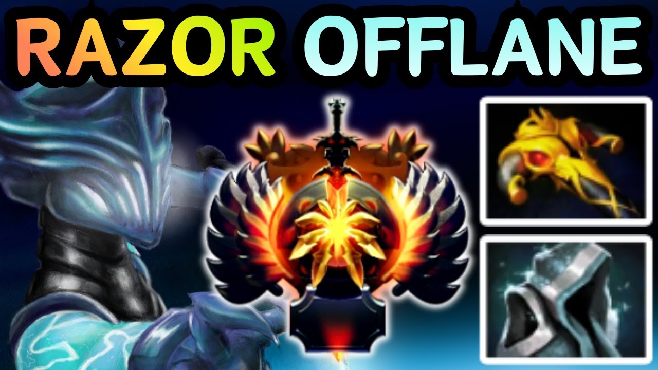 🔥 NEW PATCH 7.40b RAZOR OFFLANE DRAIN DAMAGE, DRAIN HOPE | DOTA 2 GAMEPLAY 🔥