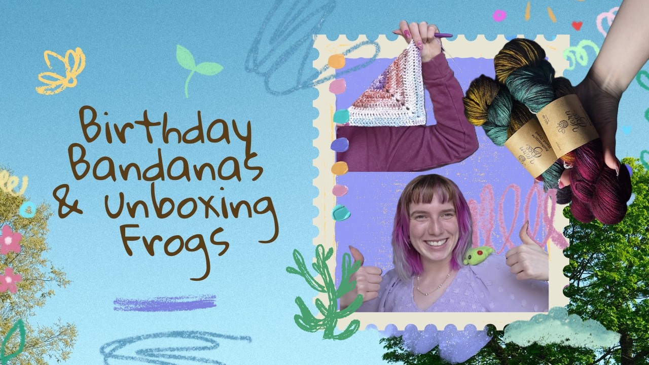 Birthday Bandanas & Unboxing a Frog!