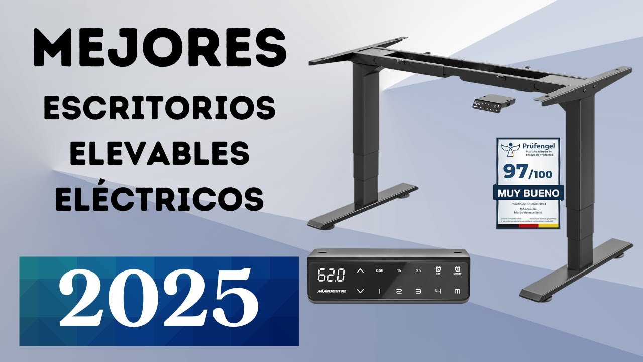 Los 7 MEJORES Escritorios ELEVABLES ELÉCTRICOS por menos de 300 EUROS en 2025🔥 ¿Lo necesitas?