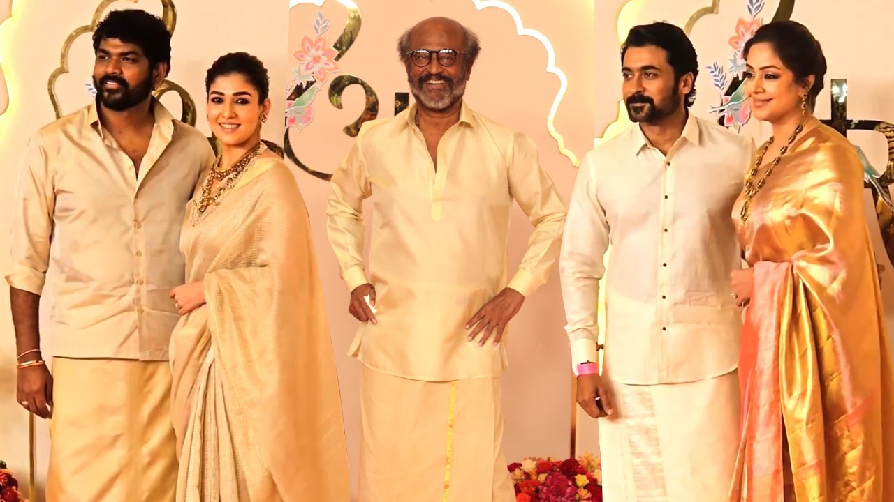 Rajinikanth, Nayanthara, Vignesh Shivan, Suirya, Jyothika, At Ambani Son Wedding | Anant & Radhika