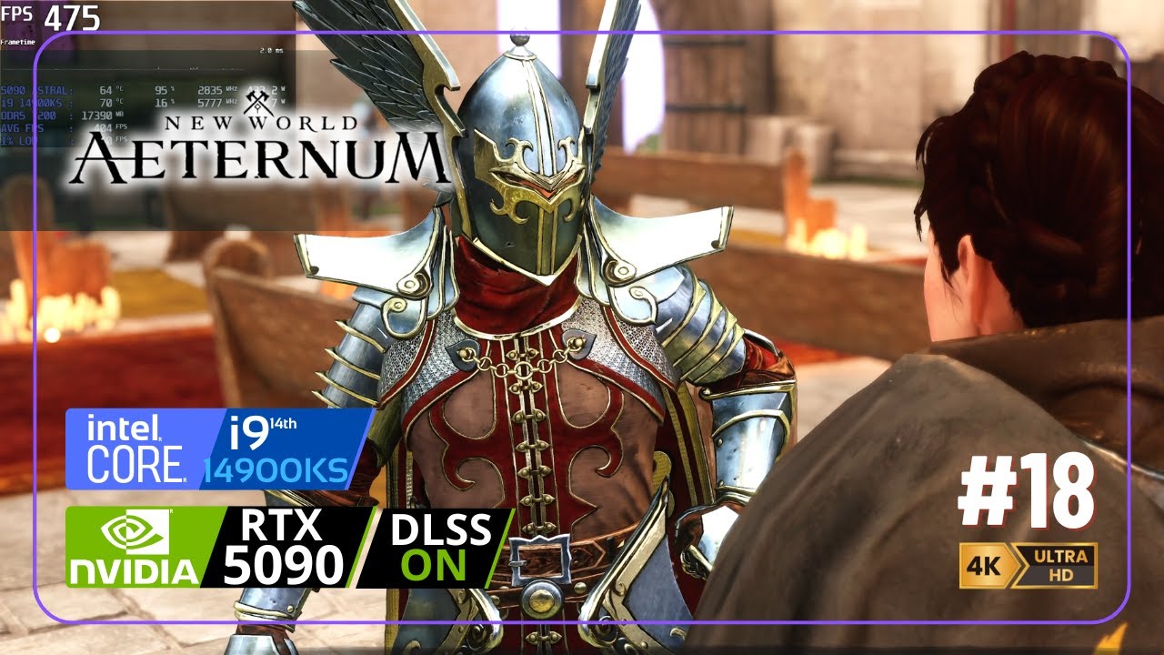 New World AeternuM: Ep 18 - Max Graphics in 4k | RTX 5090 + i9 14900KS | No Commentary