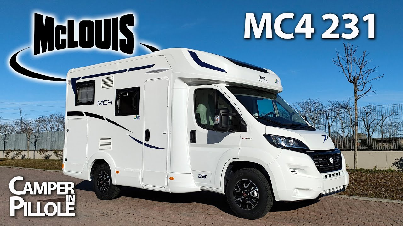 McLouis MC4 231: fino a 4 posti letto e gavone garage posteriore in meno di sei metri di lunghezza