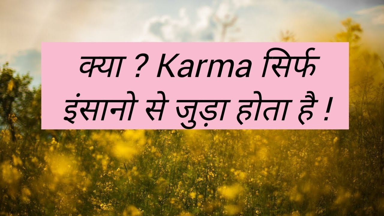 क्या Karma सिर्फ इंसनो से जुड़ा होता है ? | Karmic relationship | karmic cycle...