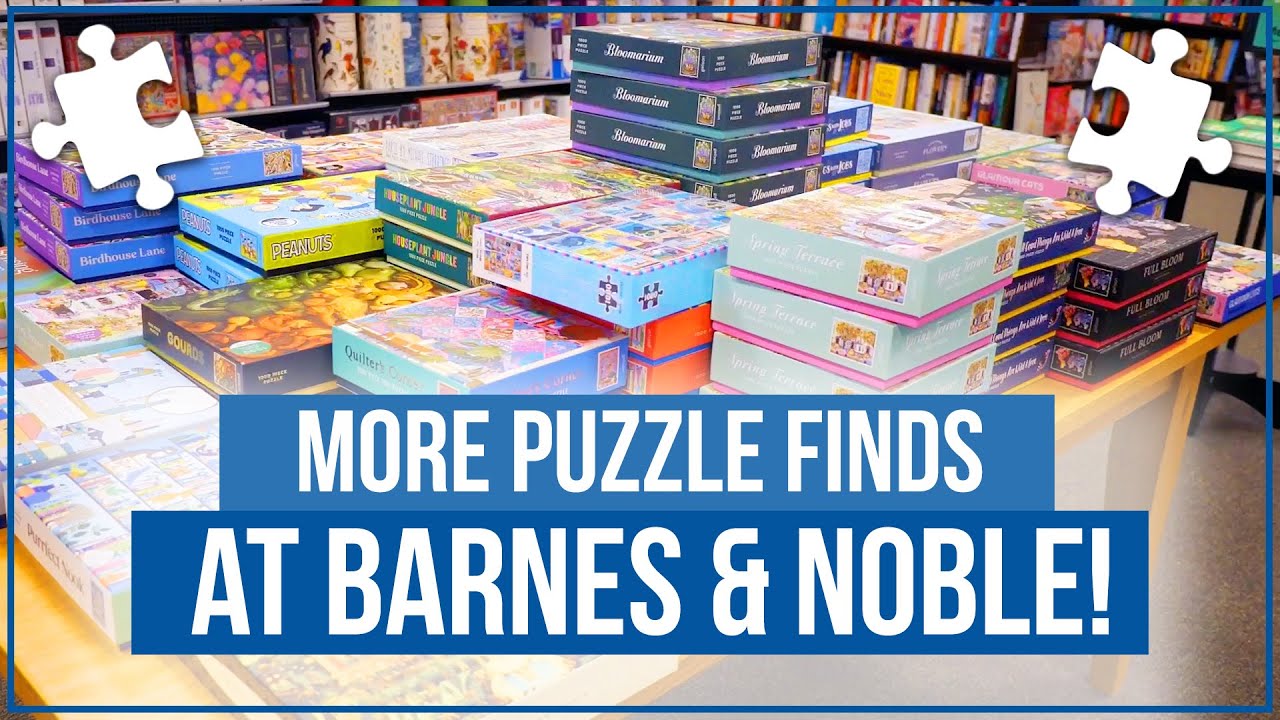 Another RELAXING Shop 'n Stroll Through More BEAUTIFUL Puzzles at Barnes & Noble! 🧩