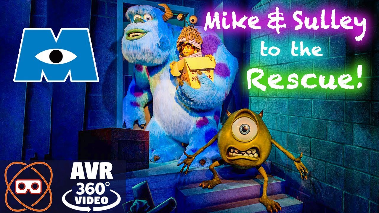 [5k 360] Disneyland California Monsters Inc Ride - Full 360° POV
