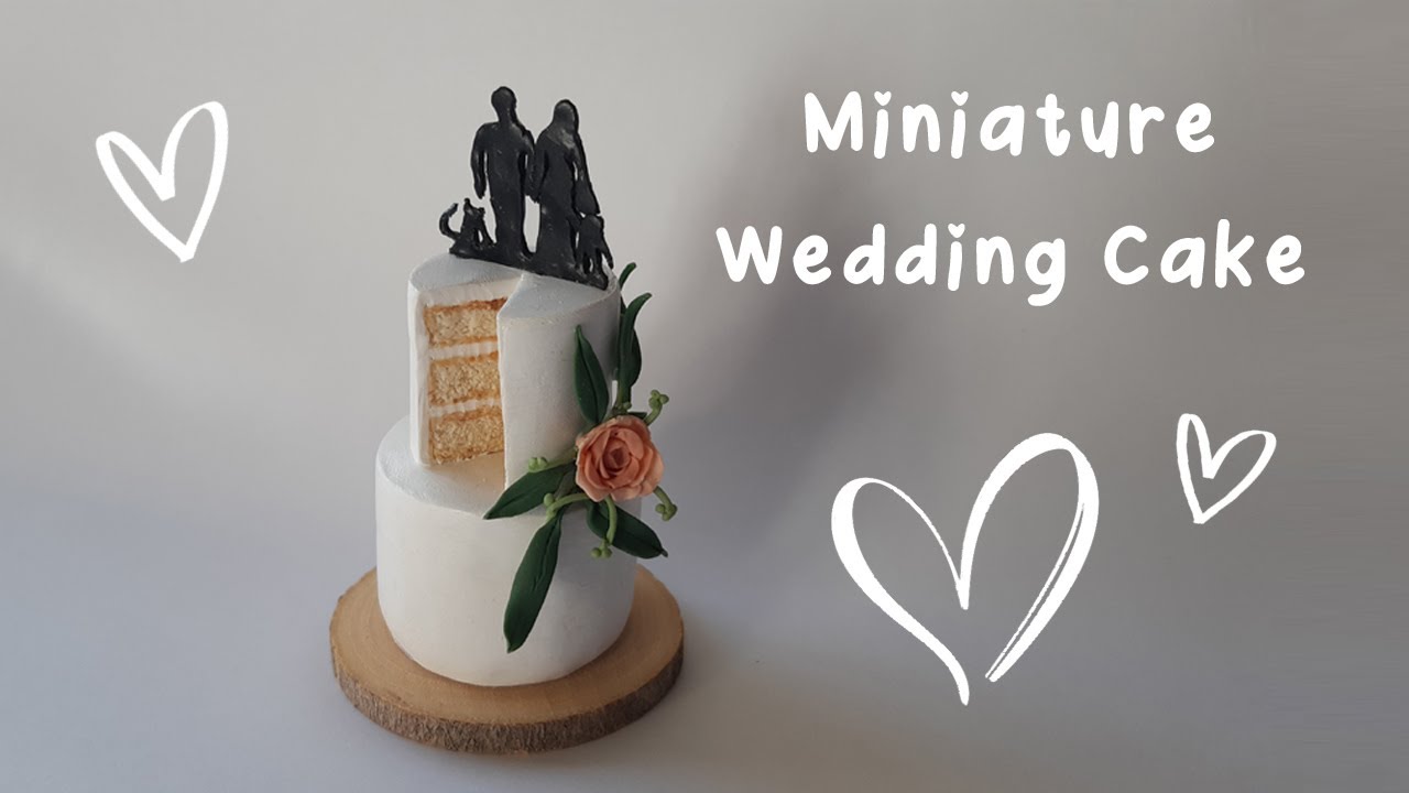 Miniature Wedding Cake Tutorial Using Sculpey Premo