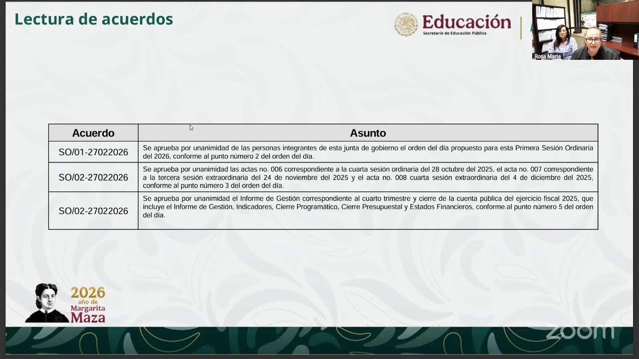 1ra Sesión Ordinaria CONALEP 2026