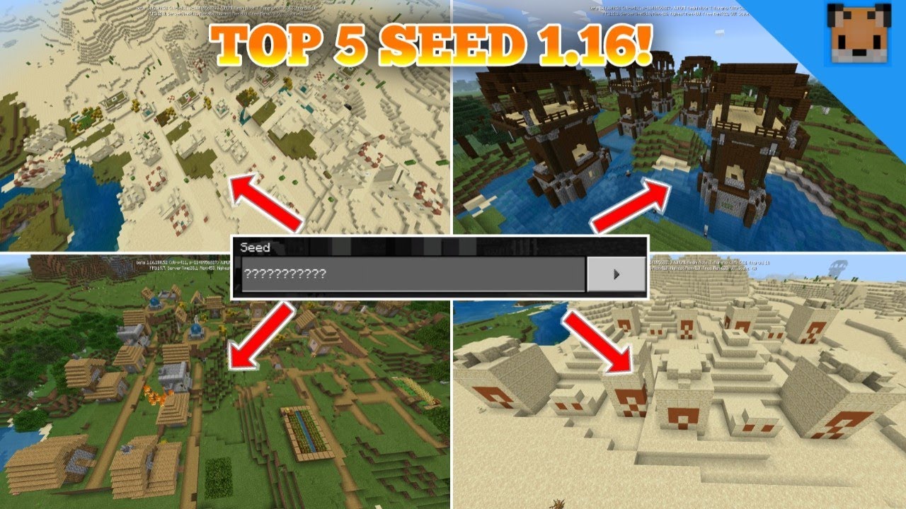 Top 5 seed minecraft pe 1.16 - mcpe 1.16 top 5 best seed secret!