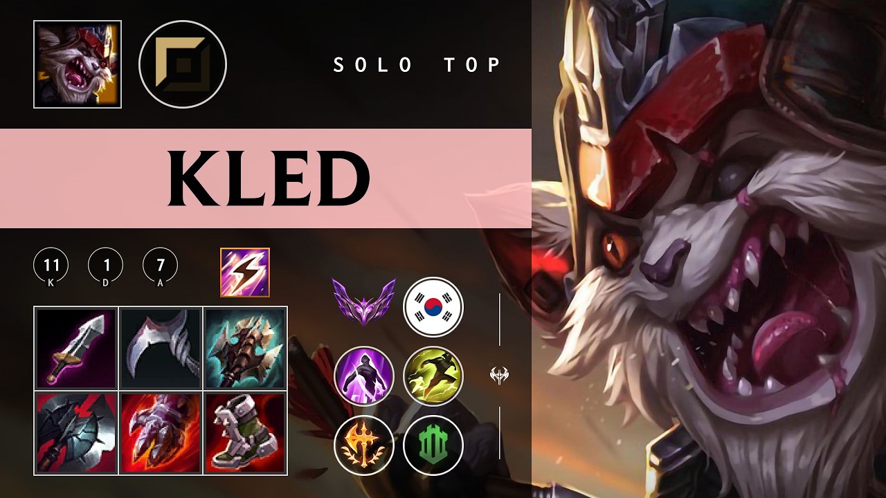 Kled Top vs Garen - KR Master Patch 26.03