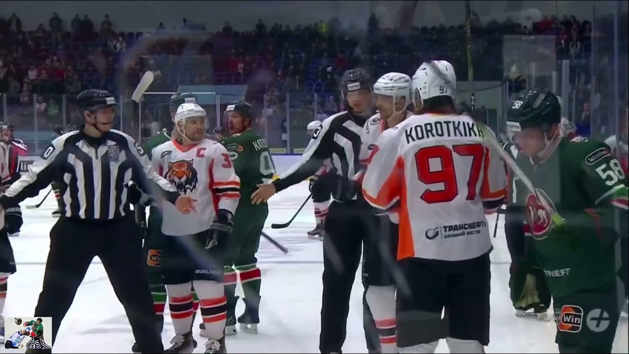 🔥🔥🔥ДРАКА🔥🔥🔥 Никита Дыняк (Ак Барс) vs. Вячеслав Грецкий (Амур)