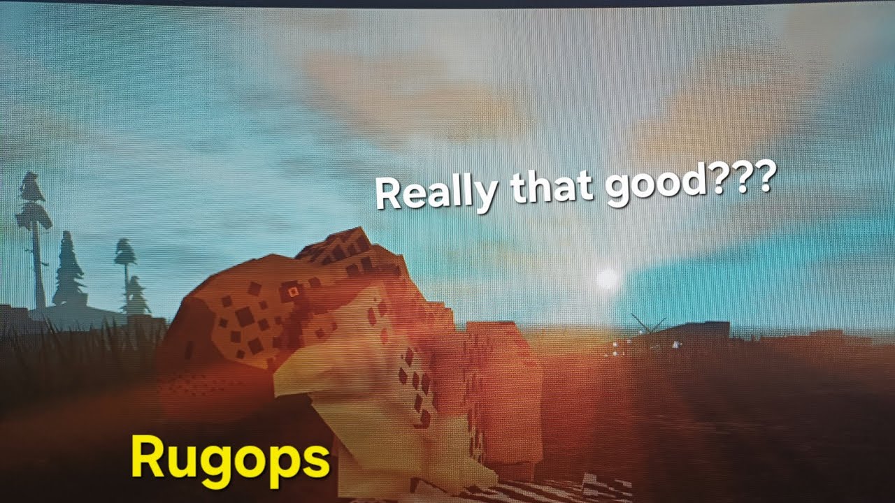 Rugops population control | #rugops #mesozoico #roblox #dinosaur 