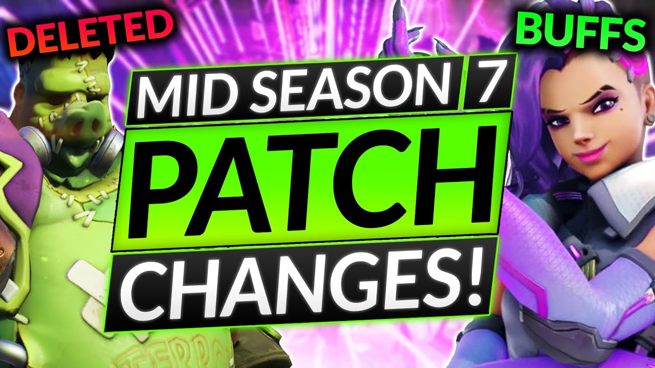 NEW MID-SEASON 7 PATCH - ROADHOG REWORK, NEW HERO CHANGES - Overwatch 2 Guide