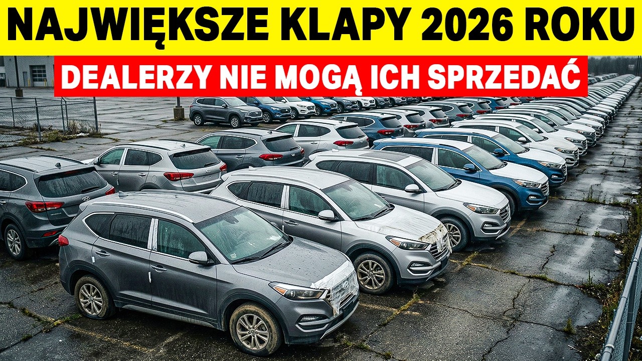 12 Samochodów Które Gromadzą Się U Dealerów W 2026 (Nikt Ich Nie Chce)
