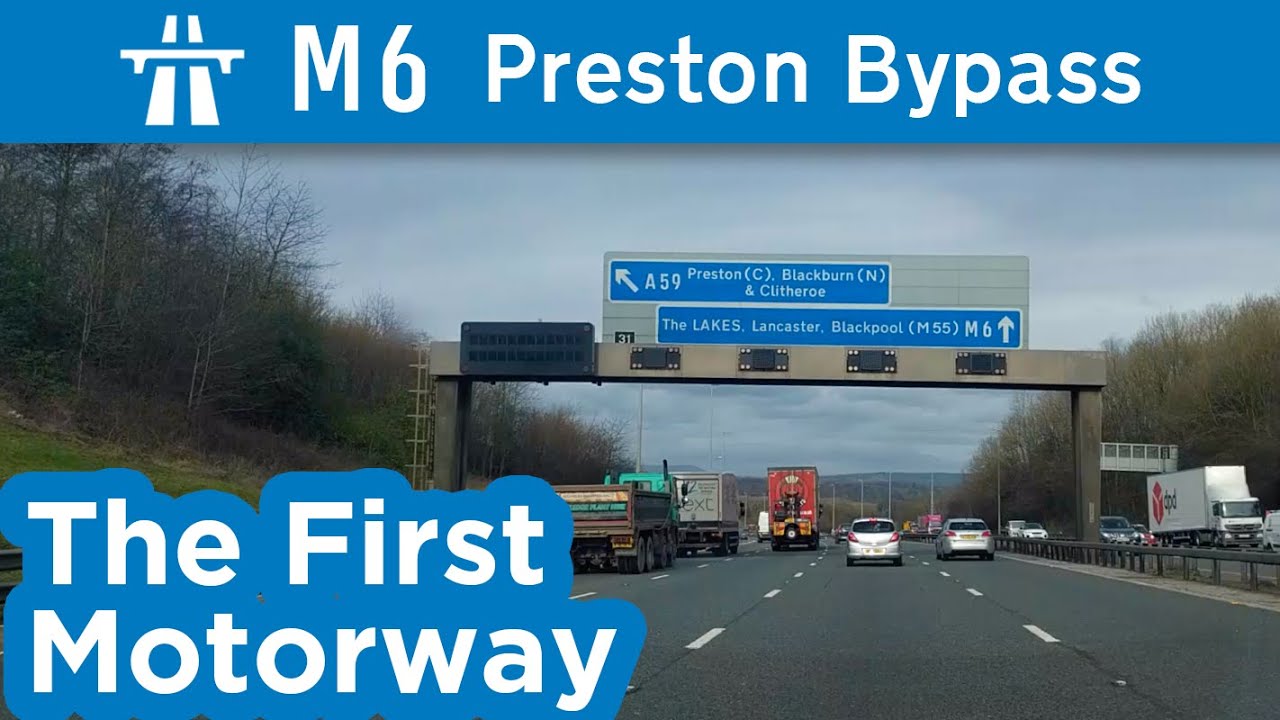 M6 Preston Bypass - The First Motorway