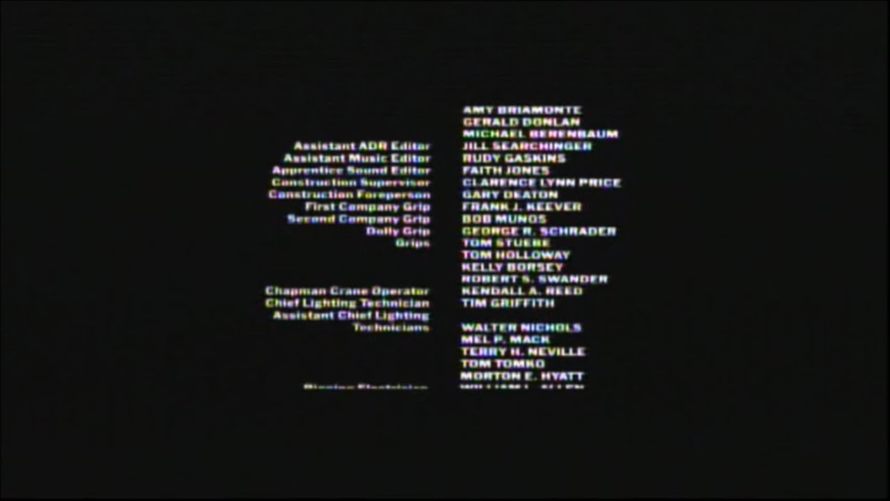 The Untouchables (1987) End Credits (Showtime Extreme 2024)