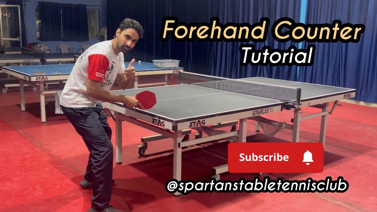 How To Play Forehand Counter| Tutorial Table  Tennis