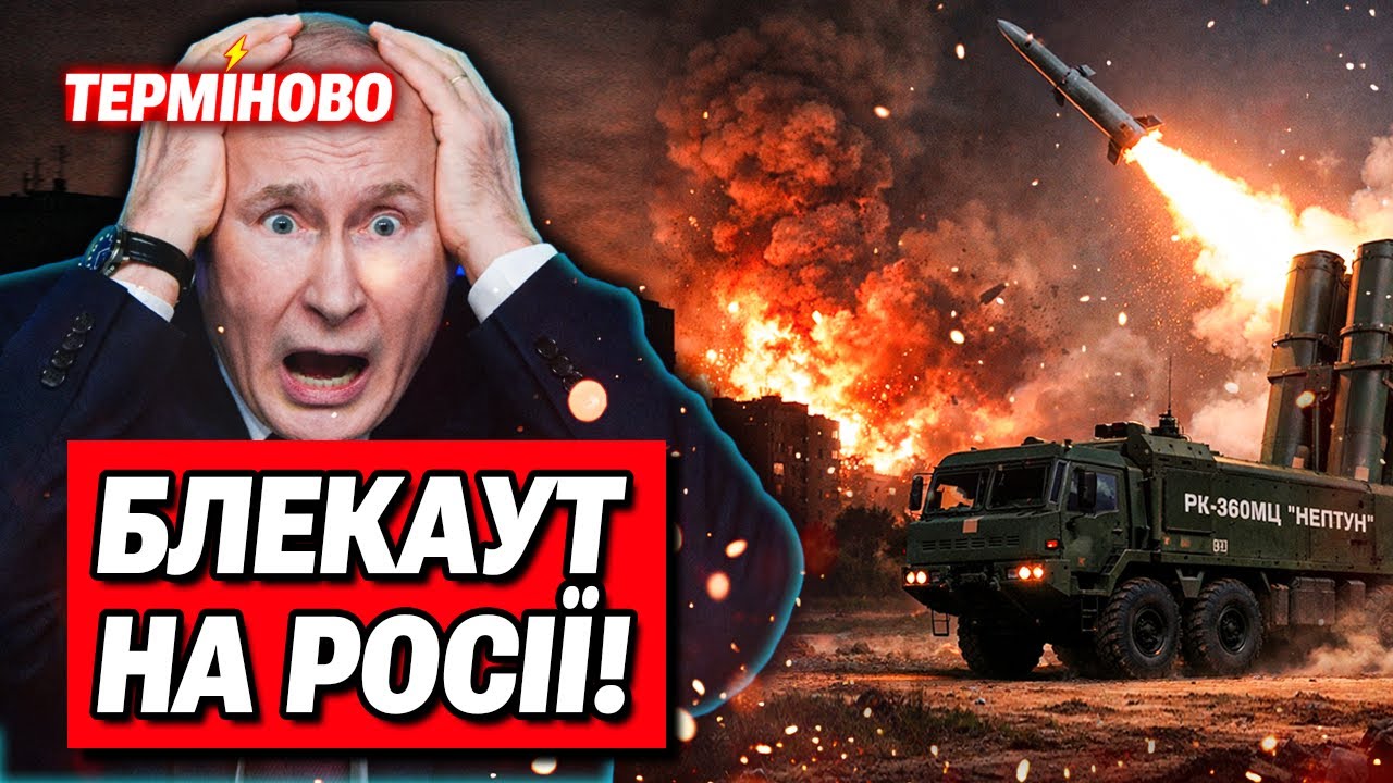 🔥РОСІЯ БЕЗ СВІТЛА! Український Нептун 