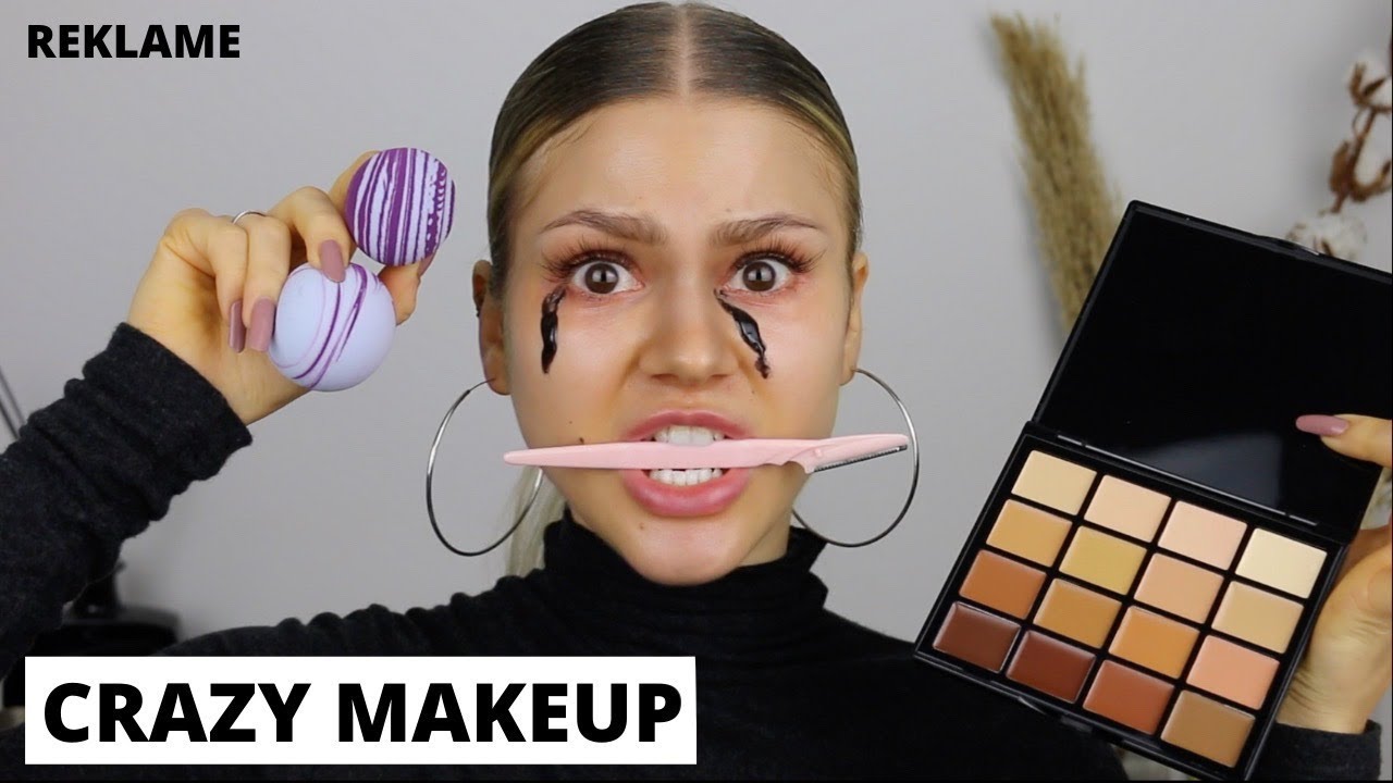 JEG TESTER DE MÆRKELIGSTE MAKEUP PRODUKTER!?