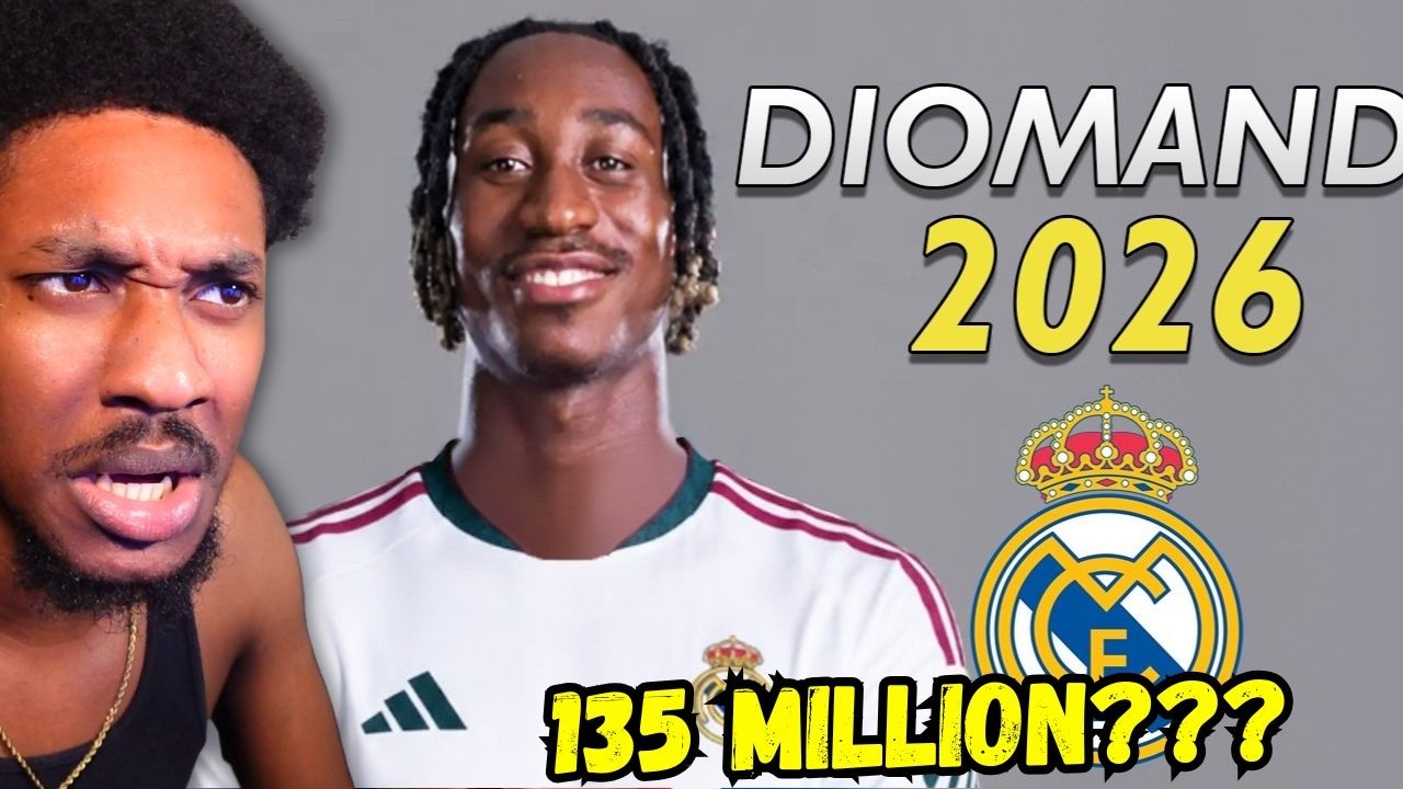 &euro;135 Million??!! Idk...🤔 Yan Diomande Welcome To Real Madrid Reaction 🇨🇮⚪️