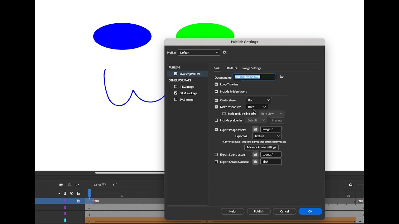 Adobe Animate to webpage