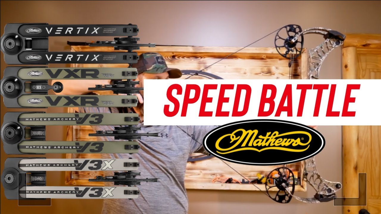 MATHEWS SPEED BATTLE ROYALE - VX3 vs VX vs VXR vs VERTIX