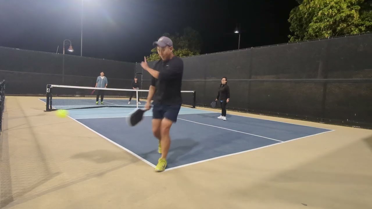 Eric, Jill vs Ping, Phillip 2.23.26 #pickleball Set 2 at Vellano Park, Chino Hills, CA