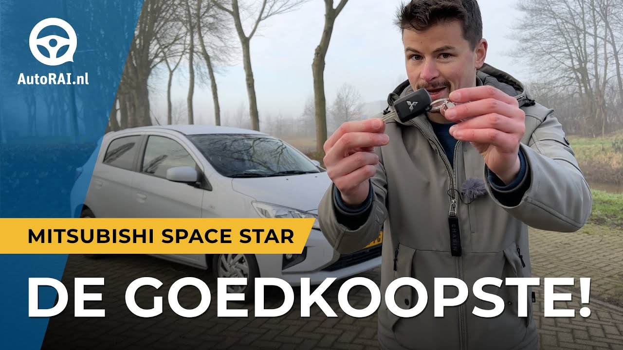 GETEST: De goedkoopste auto van Nederland! - Mitsubishi Space Star 2023 - AutoRAI TV