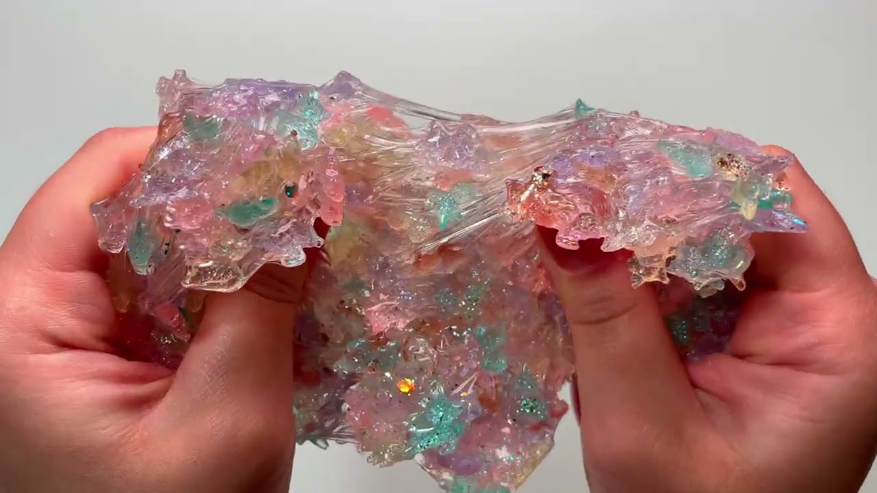 ASMR 고막에 때려박히는 크런치 슬라임 소리