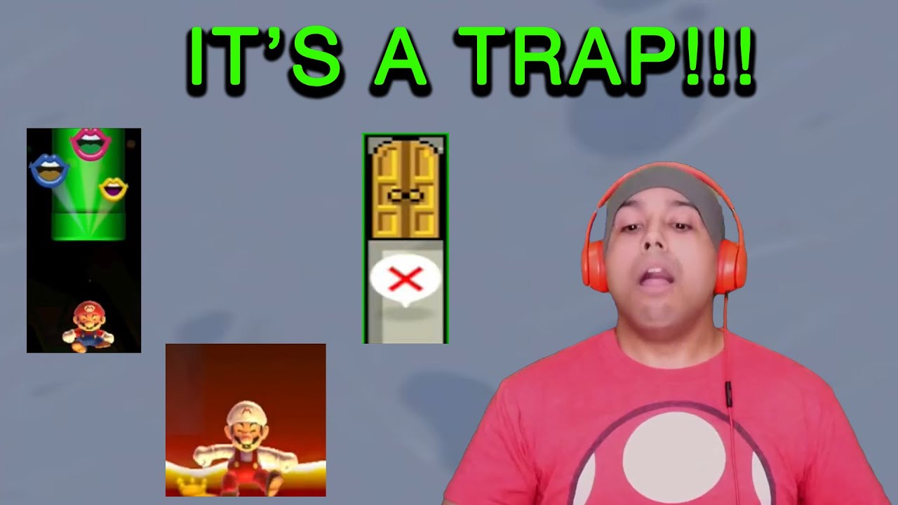 Dashie whenever he gets the trap by door, pipe, blocks and others Complete