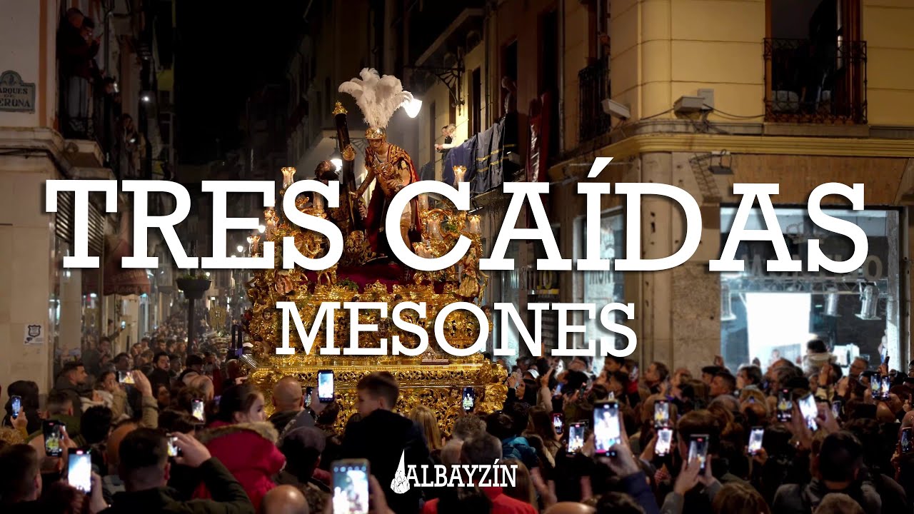 [4K] EN LA CALLE: Cristo de las Tres Caídas C/ Mesones - Granada 2025