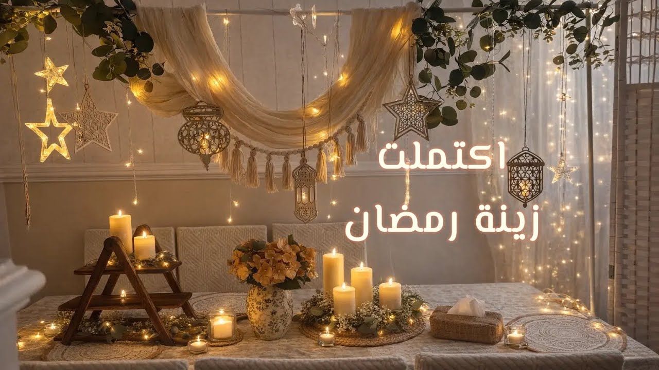 غرفة صغيرة تحولت إلى ركن صلاة رمضاني 🌙زينة البيت كامل 🌙تفريز الكبة البرازيلية