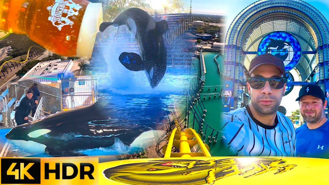 SeaWorld’s UNDERRATED THEME PARK: Seaworld San Antonio VLOG 4K HDR