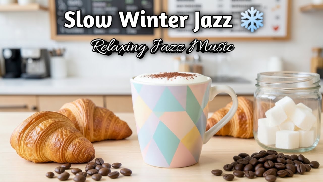 Slow Winter Jazz ❄️ Relaxing Jazz Music for Calm Focus