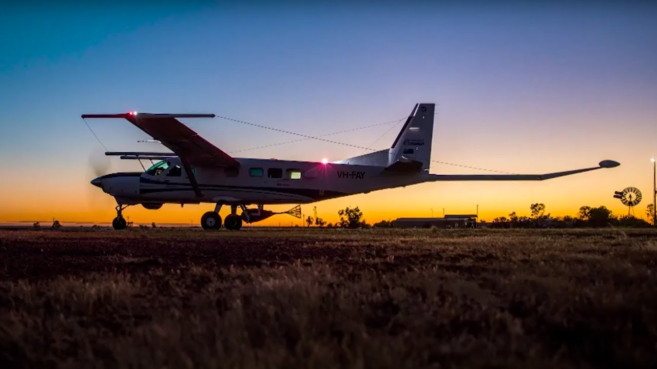 What are airborne electromagnetic surveys?