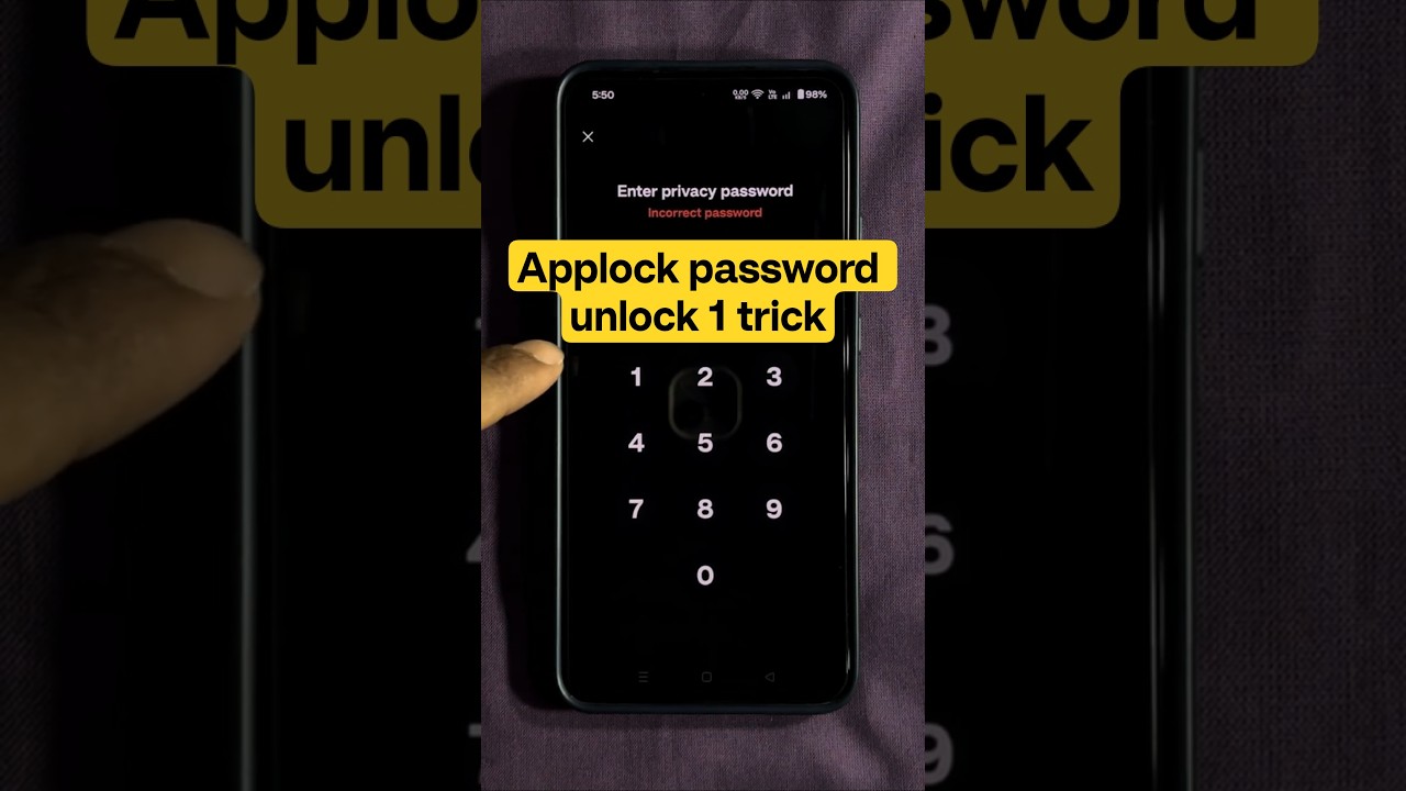 AppLock ka privacy password bhul gaya kaise unlock karein | how to unlock applock password