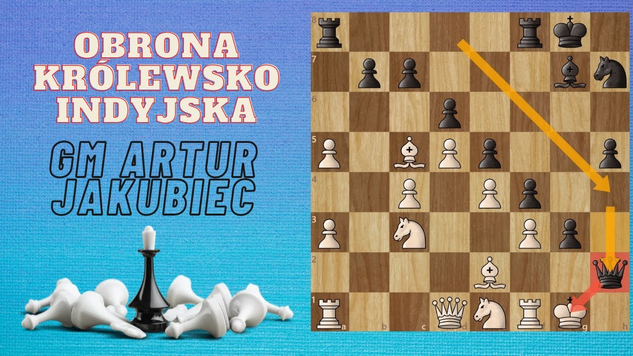 Obrona królewsko indyjska - wstęp ( szachy nauka, szachy dla wszystkich, poradnik szachowy)