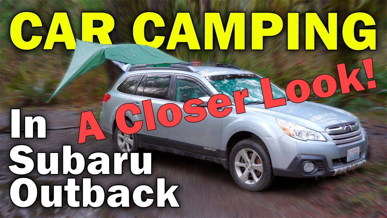 SUBARU Outback CAR CAMPING Setup - A Closer Look