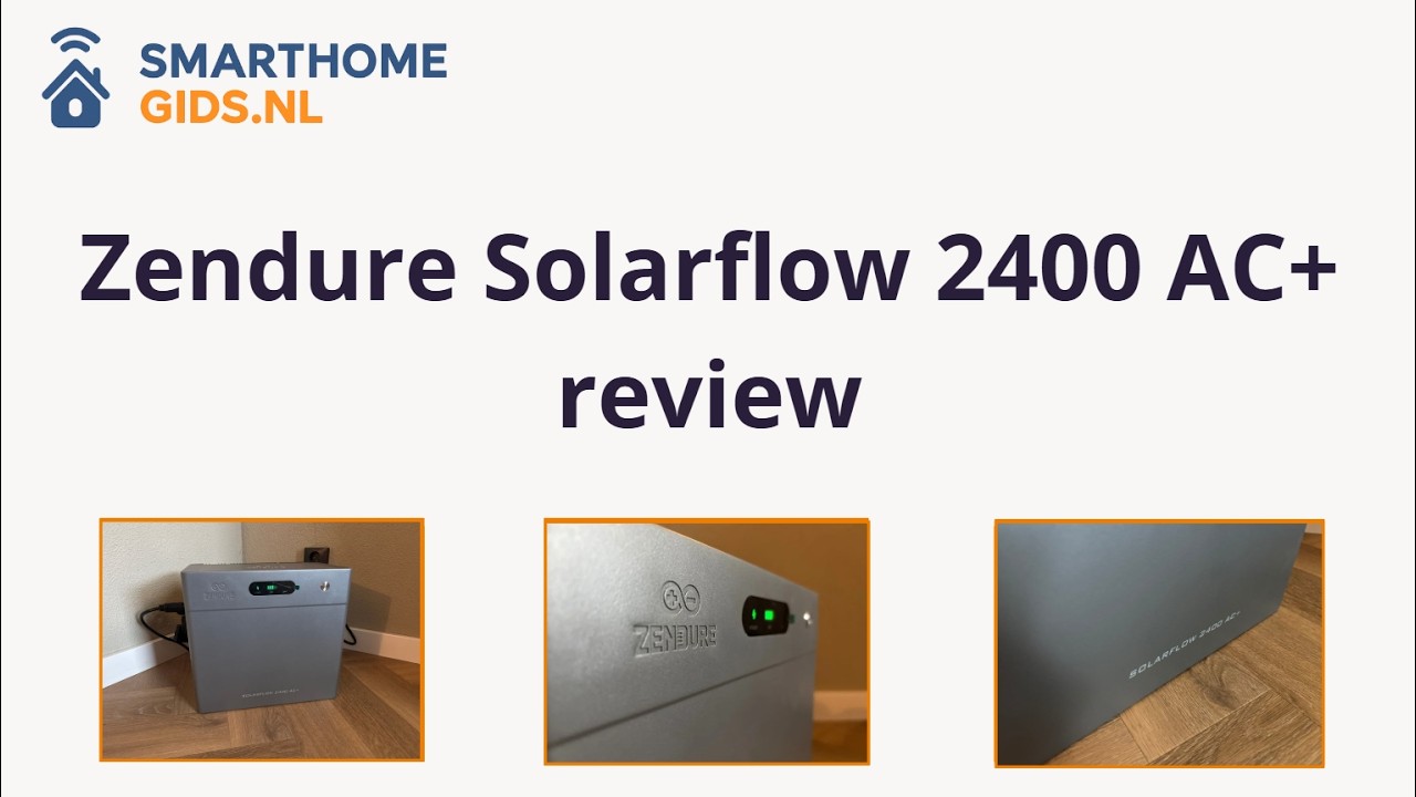 De nieuwe Zendure SolarFlow 2400 AC+ thuisbatterij met stekker review, de nieuwste 2026 batterij!