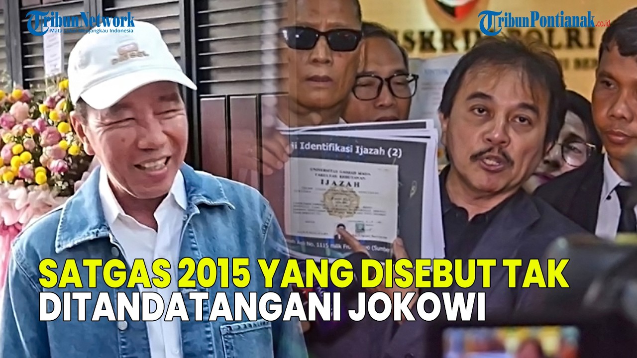 UPDATE❗ ROY SURYO UNGKIT SATGAS 2015 YANG DISEBUT TAK DITANDATANGANI JOKOWI