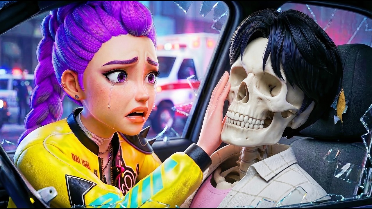 What Did the Crash Do to JINU?! 😭 KPop Demon Hunters Animation!