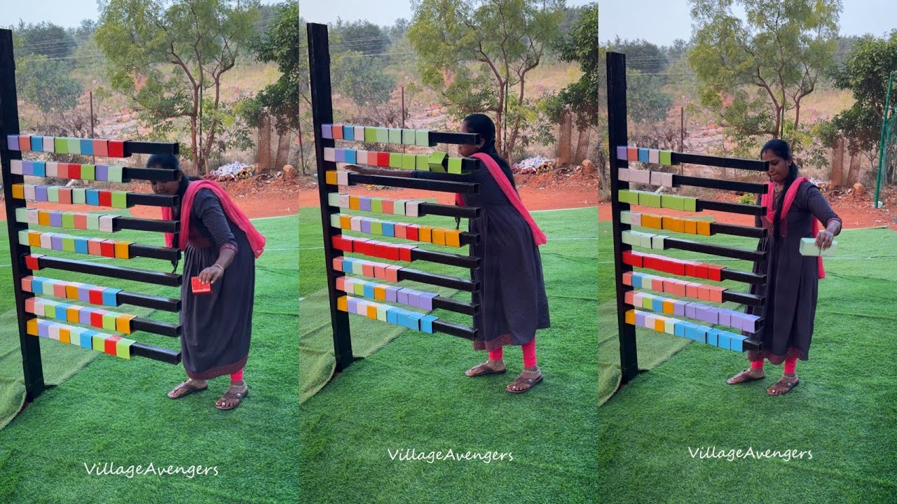 Sorting colours is fun to watch || Village Avengers