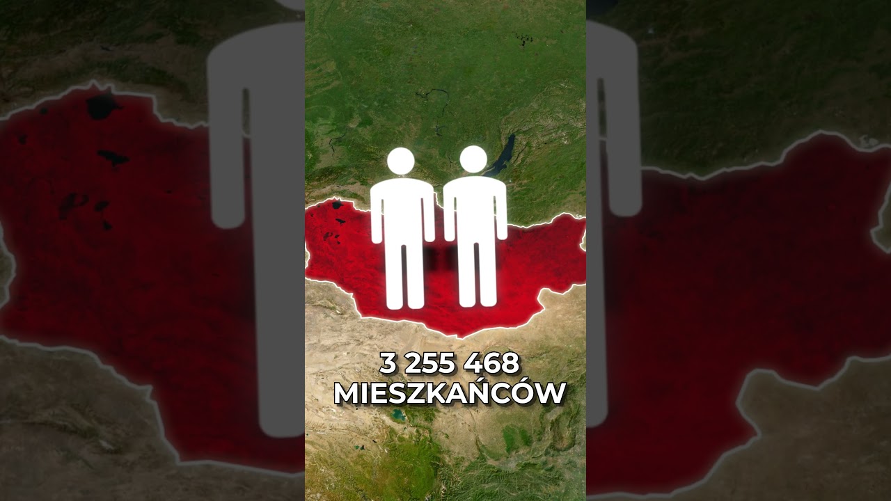Duże kraje, w których mieszka naprawdę mało ludzi 😯 #shorts