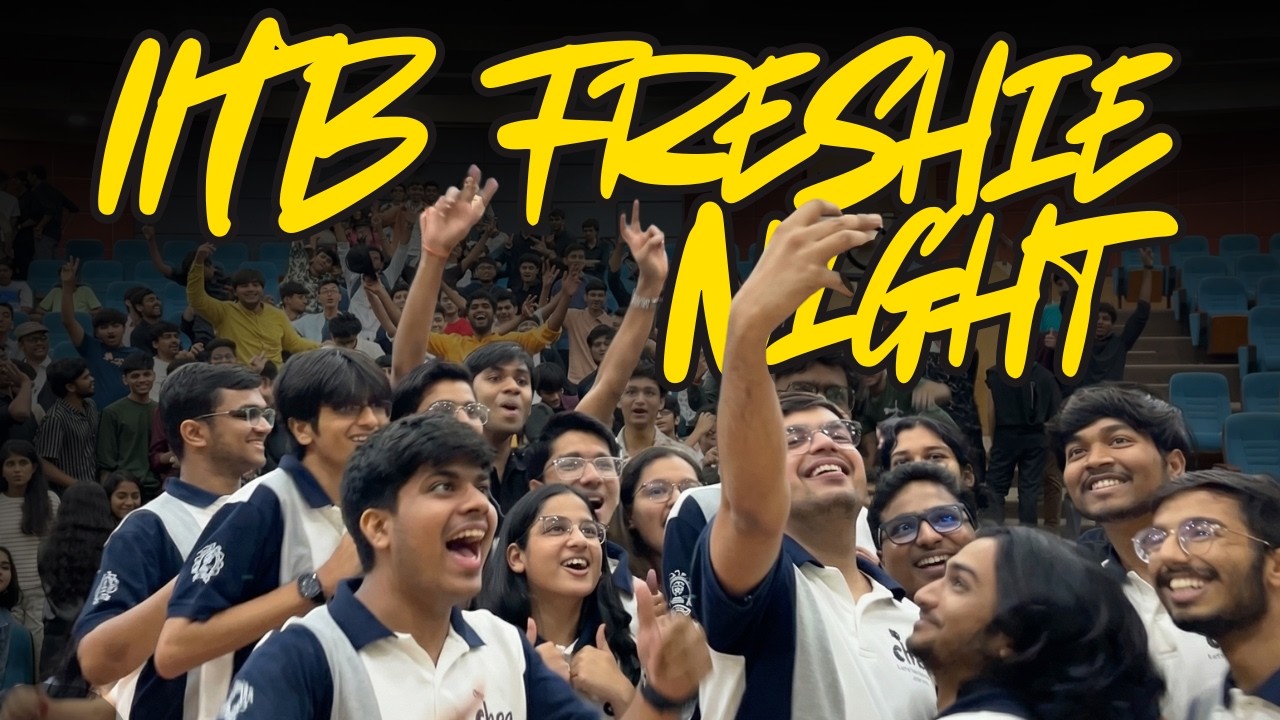 Best Night for Freshers at IIT Bombay #iitbombay #freshers
