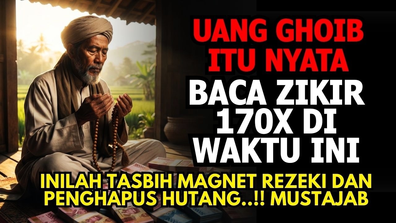 UANG GAIB ITU NYATA? Baca Ayat Ini Habis Maghrib 11x, Allah Cukupi Semua Kebutuhanmu! Doa Mustajab