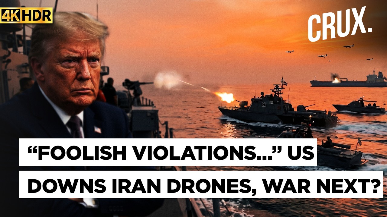 Trump Claims Iran Fired 4 Drones at Hormuz Ships as Military HQ Warns Israeli Jets Near Borders |4K