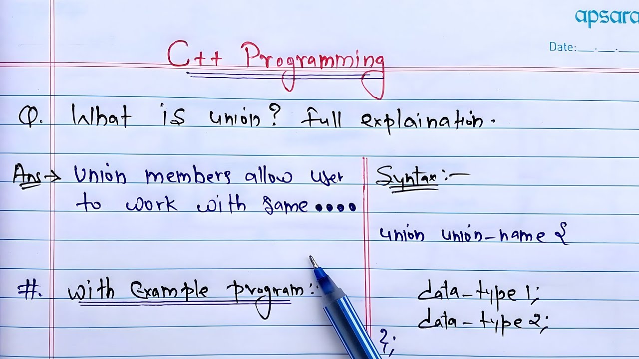 C++ Unions | Learn Coding